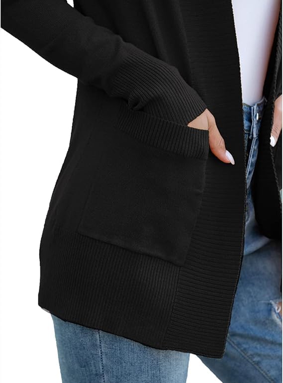 Women's Cardigans with Pockets Casual Lightweight Open Front Cardigan Sweaters for Women4