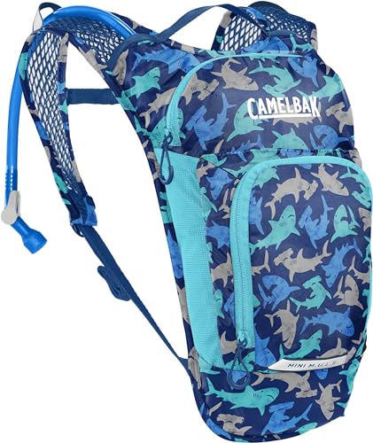 Image of CamelBak Mini M.U.L.E. Kids Hydration Backpack, Lightweight Trail and Bike Pack with 50oz Reservoir