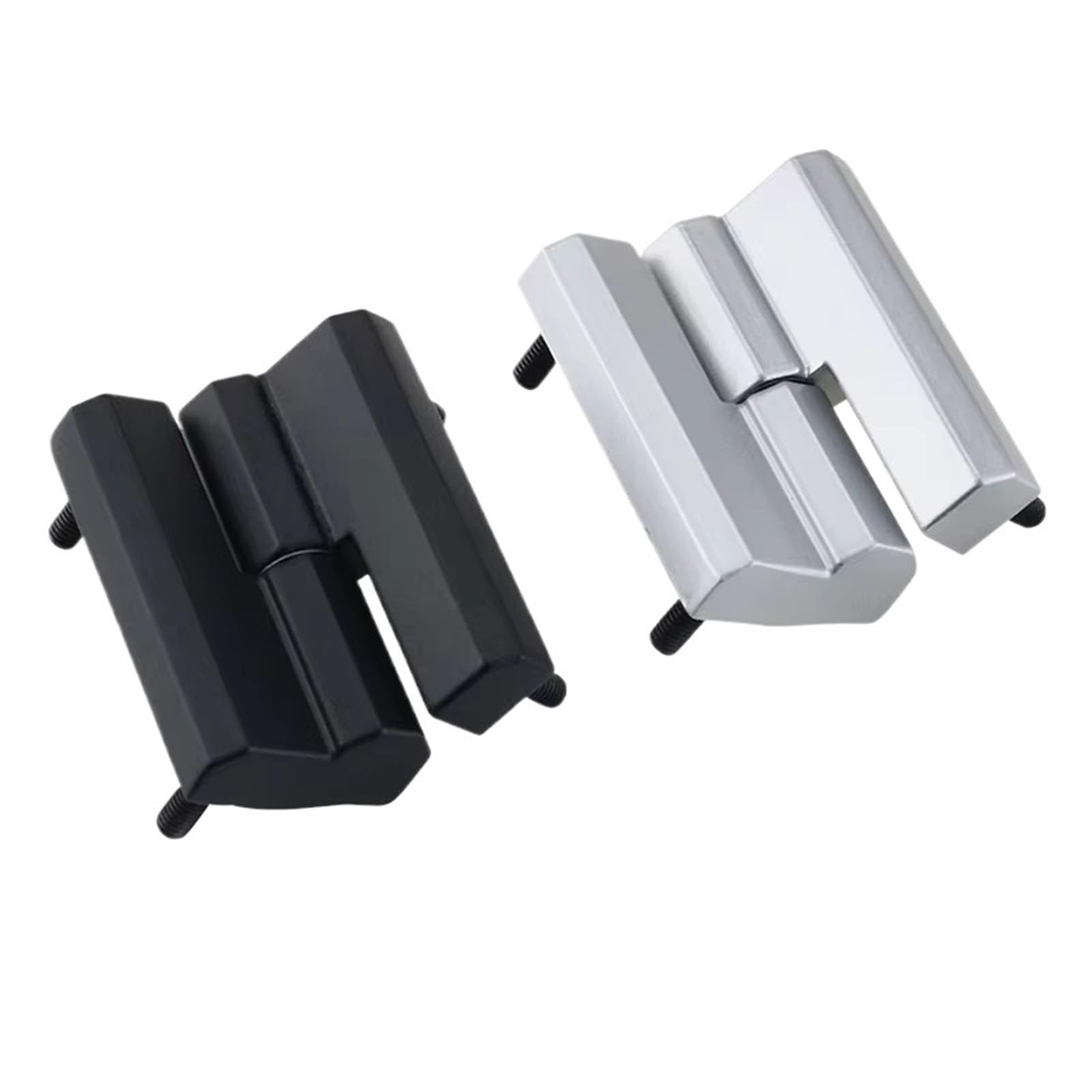Embedded Detachable Zinc Alloy Black Hinge Equipment Left and Right Hardware Accessories 1Pcs(Black-L)
