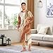 Yuiboo Rust Gold MarbleUnisex Adults One Piecing Pajamas Couples Costumes Hooded