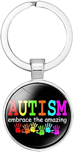 Llavero Autisme Embrassez l'incroyable porte-clés Autisme Cover