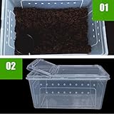 Wasserreptil Transportbox Fütterung Brutbox für Terrarium - 6