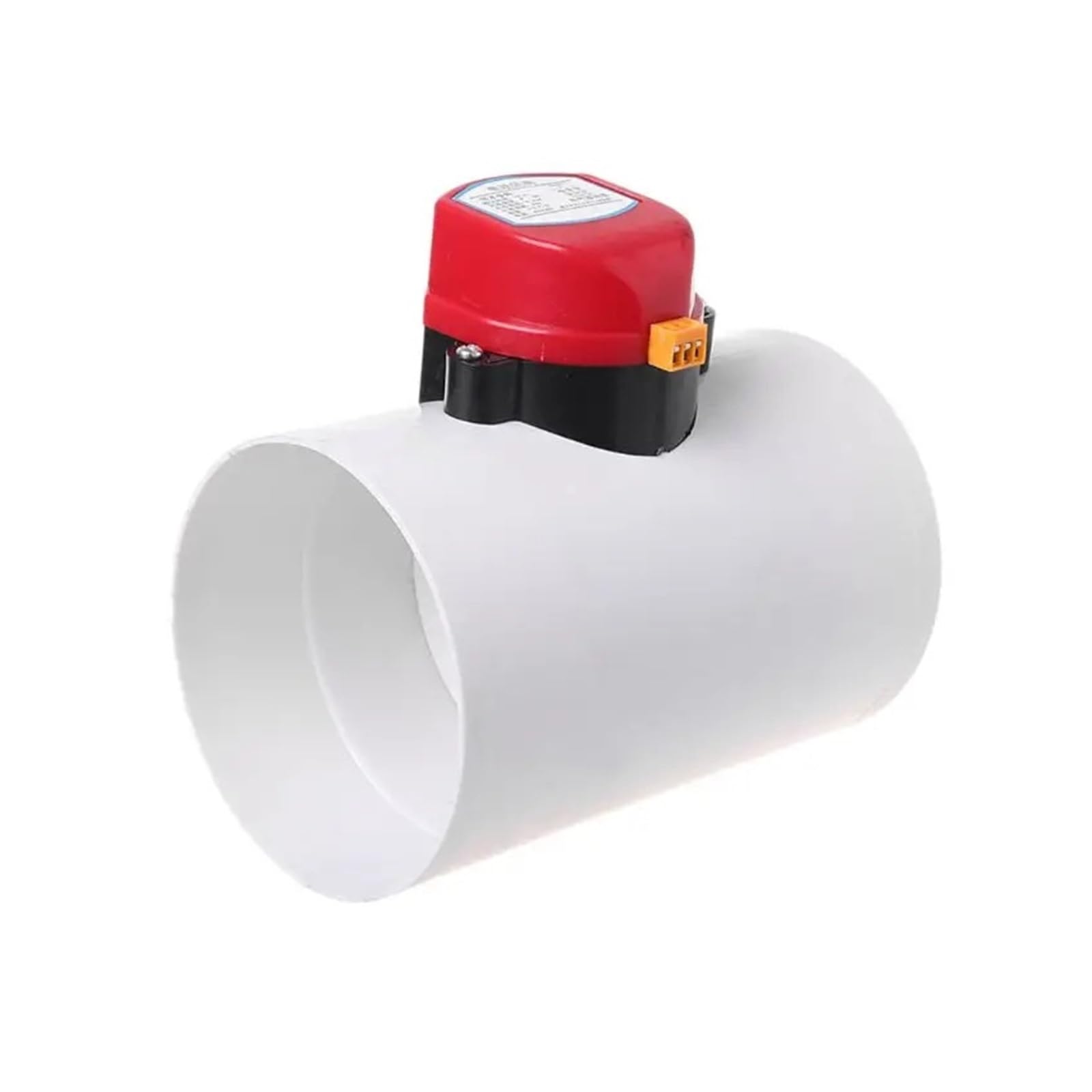 Gkirqvpe Dc 12V Wind Valve Driver, Motorized Air Damper Plastic Check Valve For Duct Ventilation 75-200Mm 12V 24V 220V(,160Mm)