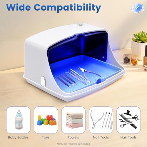 Boîte de stérilisation UV pour outils de manucure et salon - 6