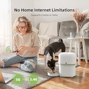 5g Wifi Automatic Cat Feeders Easy to Use 2l4l Cat Food Dispenser Automatic Timed Cat Feeder with Dualband Wifi App Control for Remote Feeding Easy to Clean Also for Dogs Cucciolini Doodles 5g wifi automatic cat feeders easy to use 2l4l cat food dispenser automatic timed cat feeder with dual band wifi app control for remote feeding easy to clean also for dogs cucciolini doodles