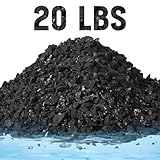 Timgle Bulk Water Filter Air Filter Activated Charcoal Coconut Shell Granular Activated Carbon 10-18 Mesh Water Distiller Charcoal Filters Water Filter Media for Water Filtration (6.6 Lbs)