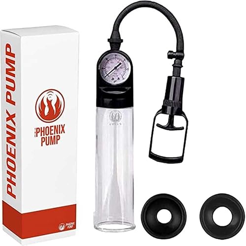Bomba de pene con 2 mangas de succión, extensor manual de pene para erección masculina y juguete para adultos, ensanchador de pene y bomba de vacío