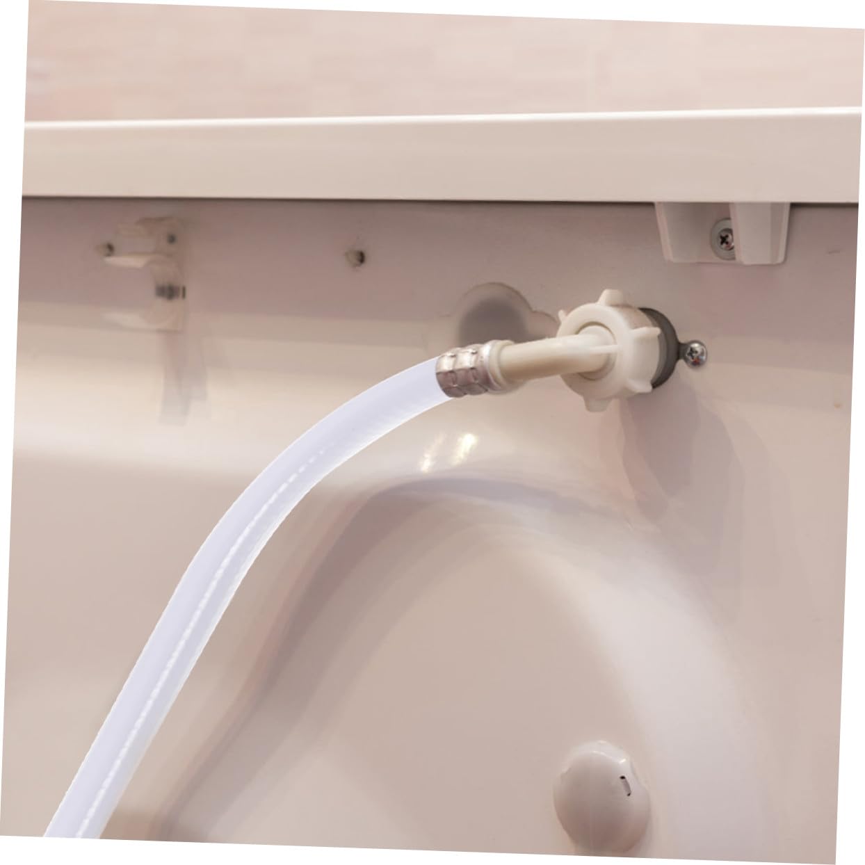 2 pièces Tuyau Alimentation Machine à Laver PVC Inox Résistant Haute Pression Raccord Étanche Facile Installation pour Lave Linge