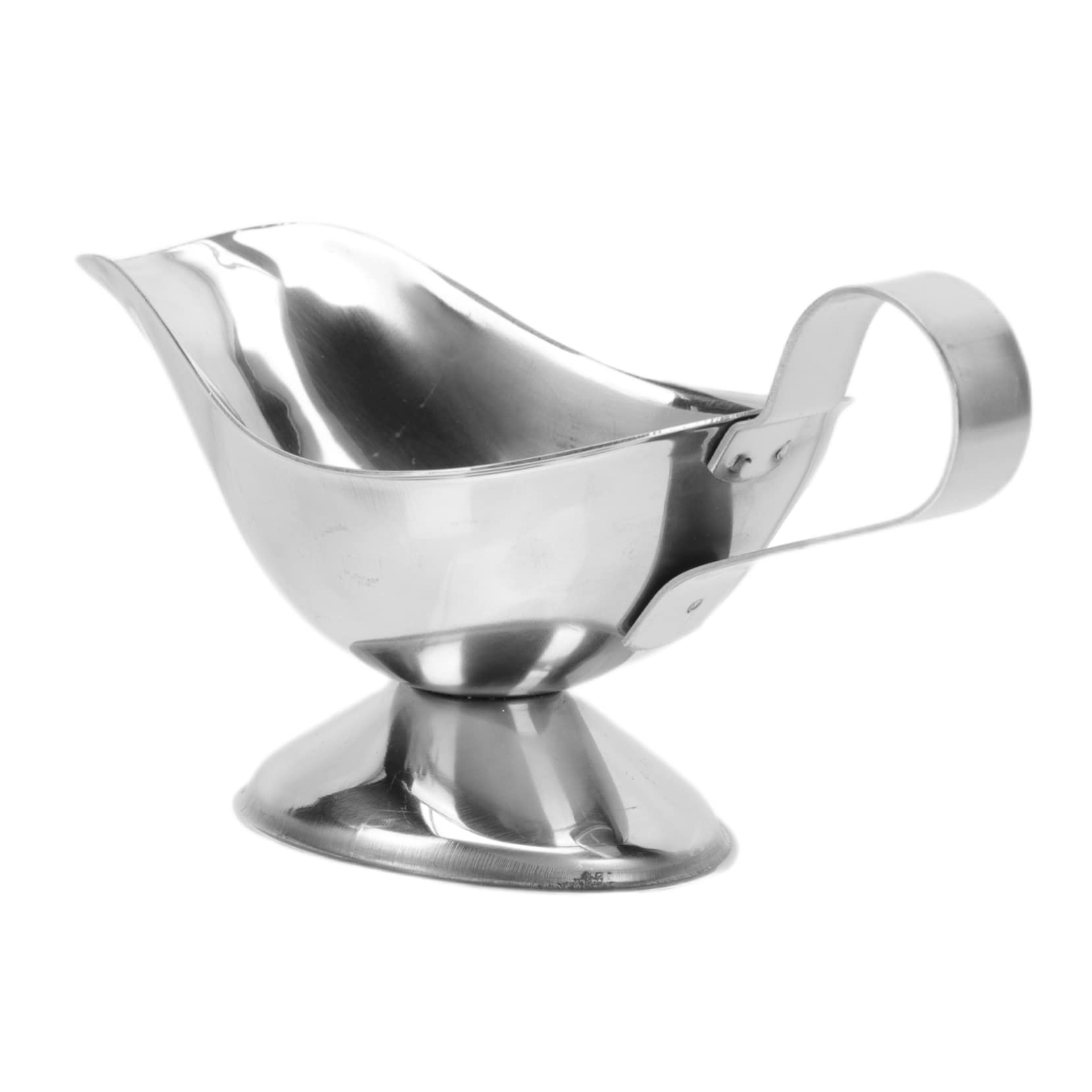 NAMOARLY 1pc Seasoning Cup Condiment Boat Milk Frother Cups Gravy Pourer Dish Cream Pourer Mug Relish Cup Espumador De Leche Coffee Espresso Creamer Jug Gravy Boats Dip Cups Stainless Steel