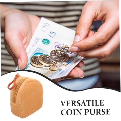 Cute Plush Purse Keychain Cartoon Small Backpack Pendant for Girls Portable Storage Pouch for Trinkets Candy Color Design for Teens and Boys and Girls4