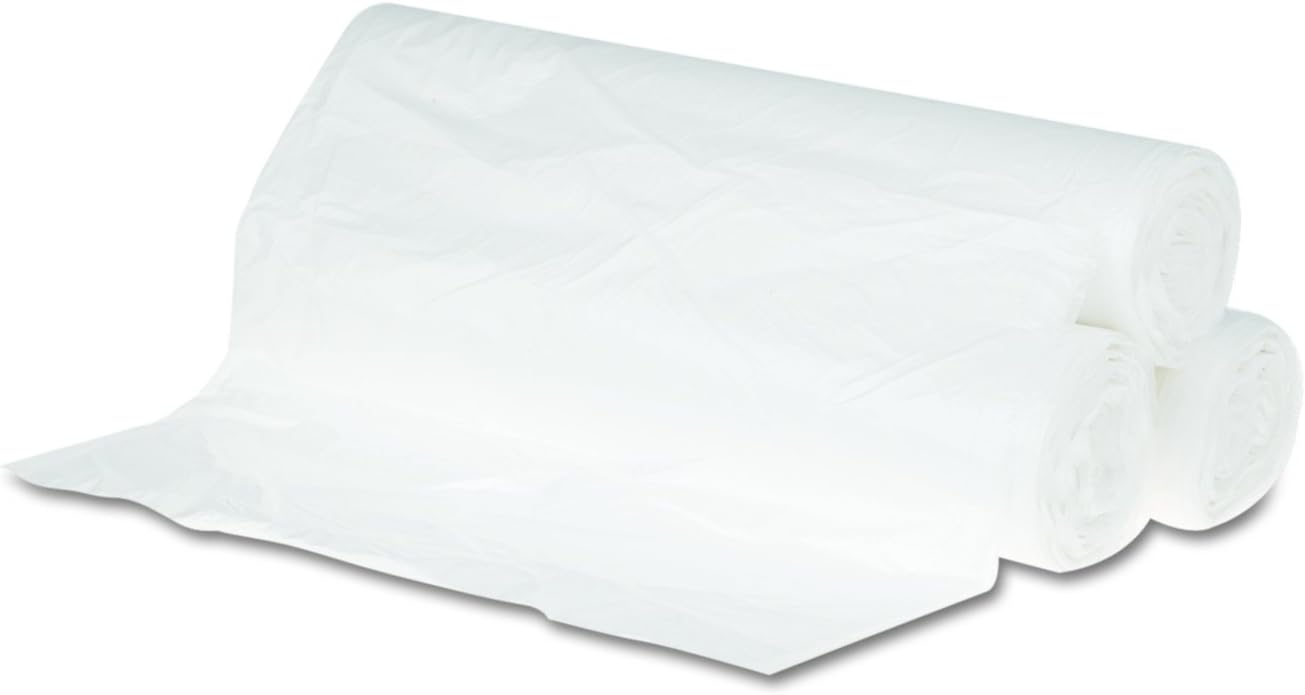 24x23, 10gal, 6 Mic Equiv., Natural, 50 Bag per Roll (Case of 20 Rolls) Can Liner