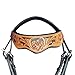AMAZING HORSE STUFF Genuine Leather 2 Tone Sidepull Bitless Bridle | Wavy Browband & Noseband | Stainless Steel Hardware | Cow Soft Leather Padding | Antique Bridle| (Cob, Natural & Black)
