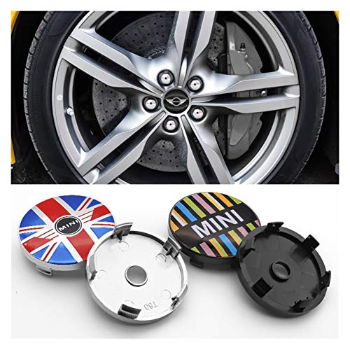 Wielnaafdoppen naafkappen wielen 4PCS 56mm en 60mm ABS plastic naafdoppen logo velg hub naafdoppen en mini-stickers… - Image 3