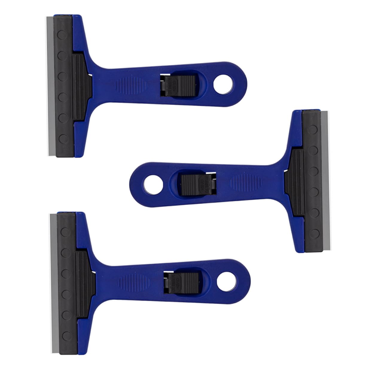 Cabilock 3 Piezas Rascador de Limpieza Portátil para Vidrio y Herramienta de Limpieza para Paredes Azul de Usar y Duradero