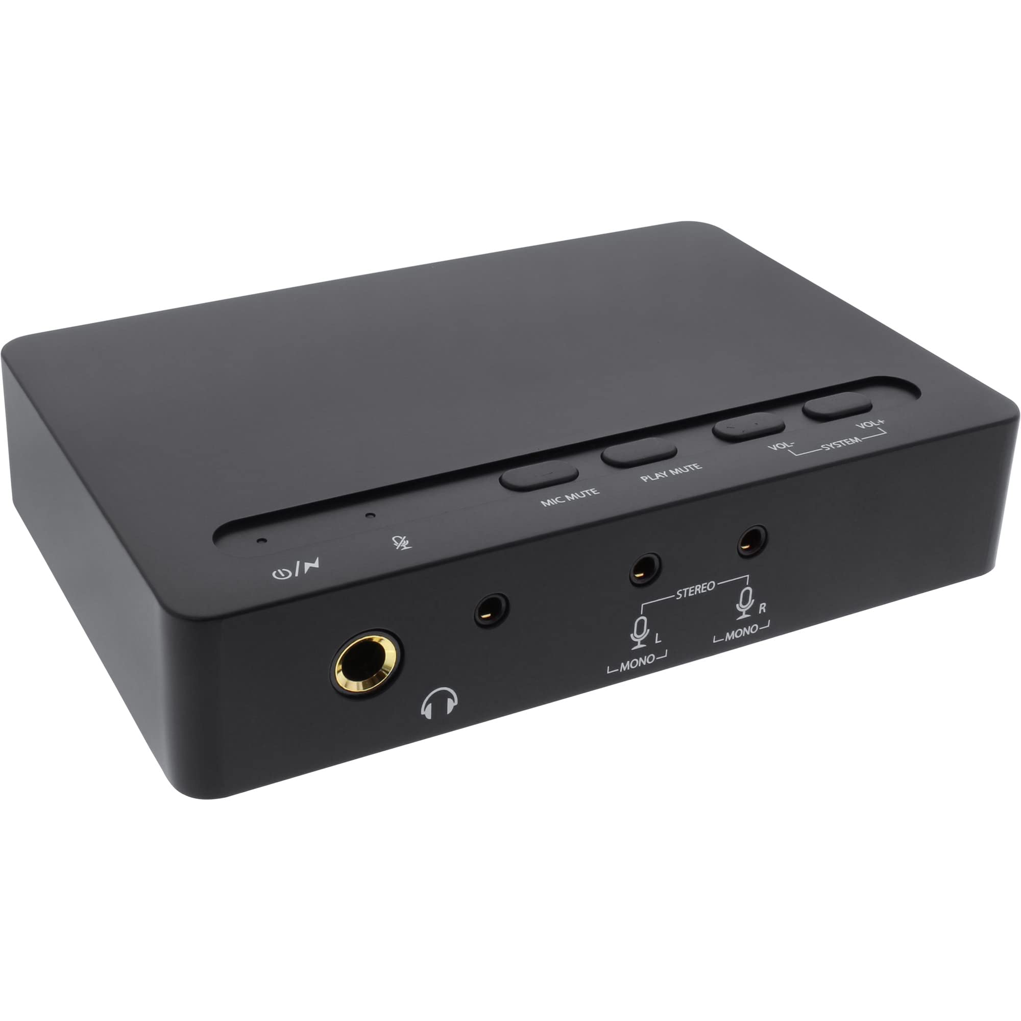 InLine 66670B USB 2.0 SoundBox 7.1 48 kHz 16-bitowy Toslink Digital IN/OUT