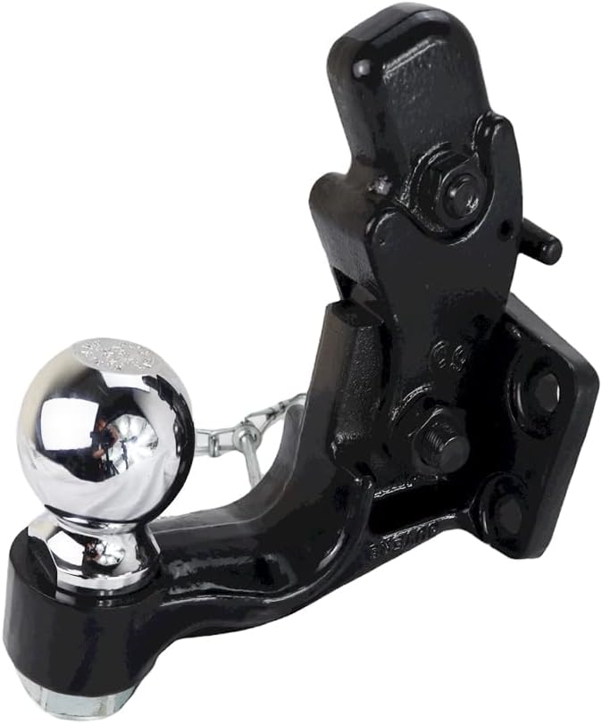 Shocker Combination Pintle Hook & Ball - 8-Ton, Includes 2-5/16" Ball