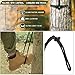 LUOOHL Small Folding Climbing Stick Accessory Fit in Pack Secures Gear and Tree Step with Flexible Materials Climbing Aid
