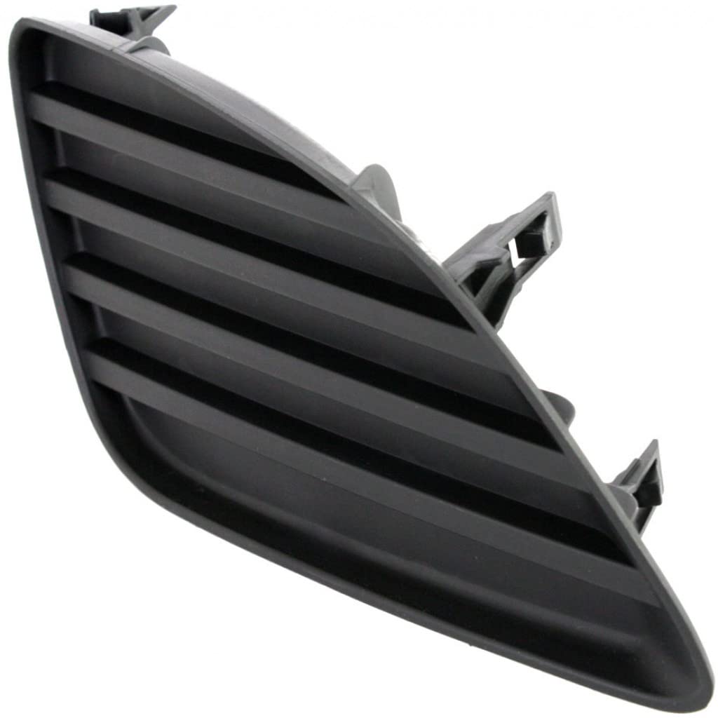 Right Front Bumper Fog Light Hole Cover Grille For 2010-2011 Toyota Camry - Black