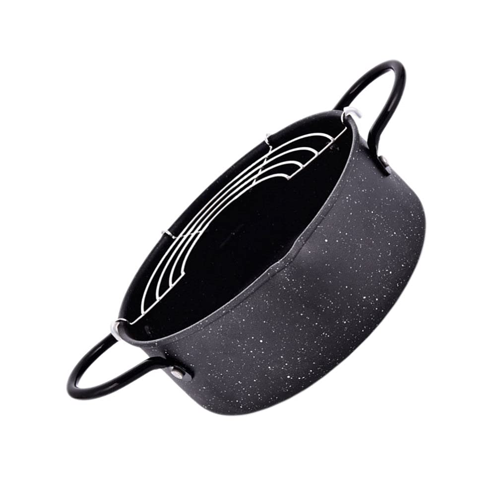 Buy YARNOW Stainless Steel Deep Frying Pot Japanese Style Deep Frying Pan Tempura Deep Fryer Pot