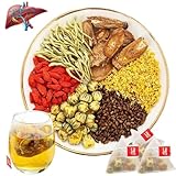 Liver Detox Tea, 30 Pcs Liver Cleanse Detox & Repair Teabag, Dandelion Root Chrysanthemum Wolfberry Tea, Te De Boldo Organico Para El HíGado Graso (30pcs)