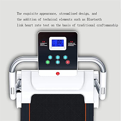 Image of Folding Treadmill for Home Portable Electric Treadmill Running Exercise Machine Compact Treadmill Foldable Heart Rate Monitor 5Inch Screen for Small Apartments and Office