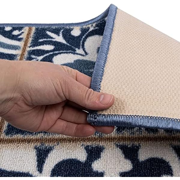 Tapijtloper Swansea - loper voor keuken, hal en woonkamer, fijn weefsel - antislip en antistatisch - keukenloper haltapijt (80 x 400 cm)