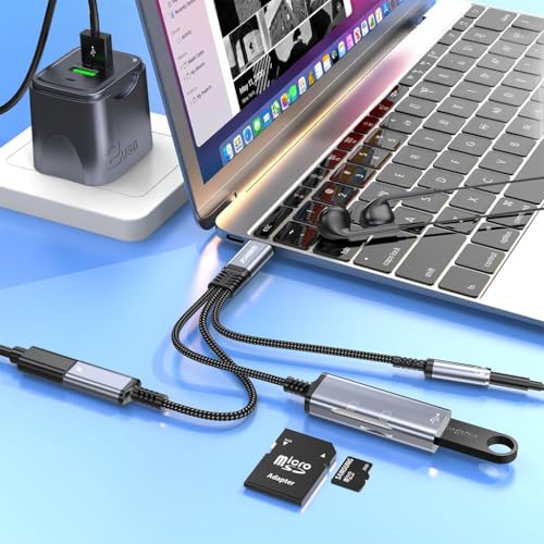 Image of Verilux USB-C Adapter with 10W Charging & 480Mbps Data Synch & USB 3.0 Port