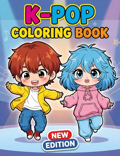 Chibi K-Pop Coloring Book: Over 60 Cute Idol-Style Characters Designed For Kids, Teens, And Creative Fans image 2