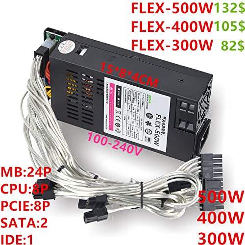 LFISH FLEX-500W 電源ユニット 500W Amazon.com: PSU for ITX HTPC Flex NAS Small 1U 200W-500W Power
