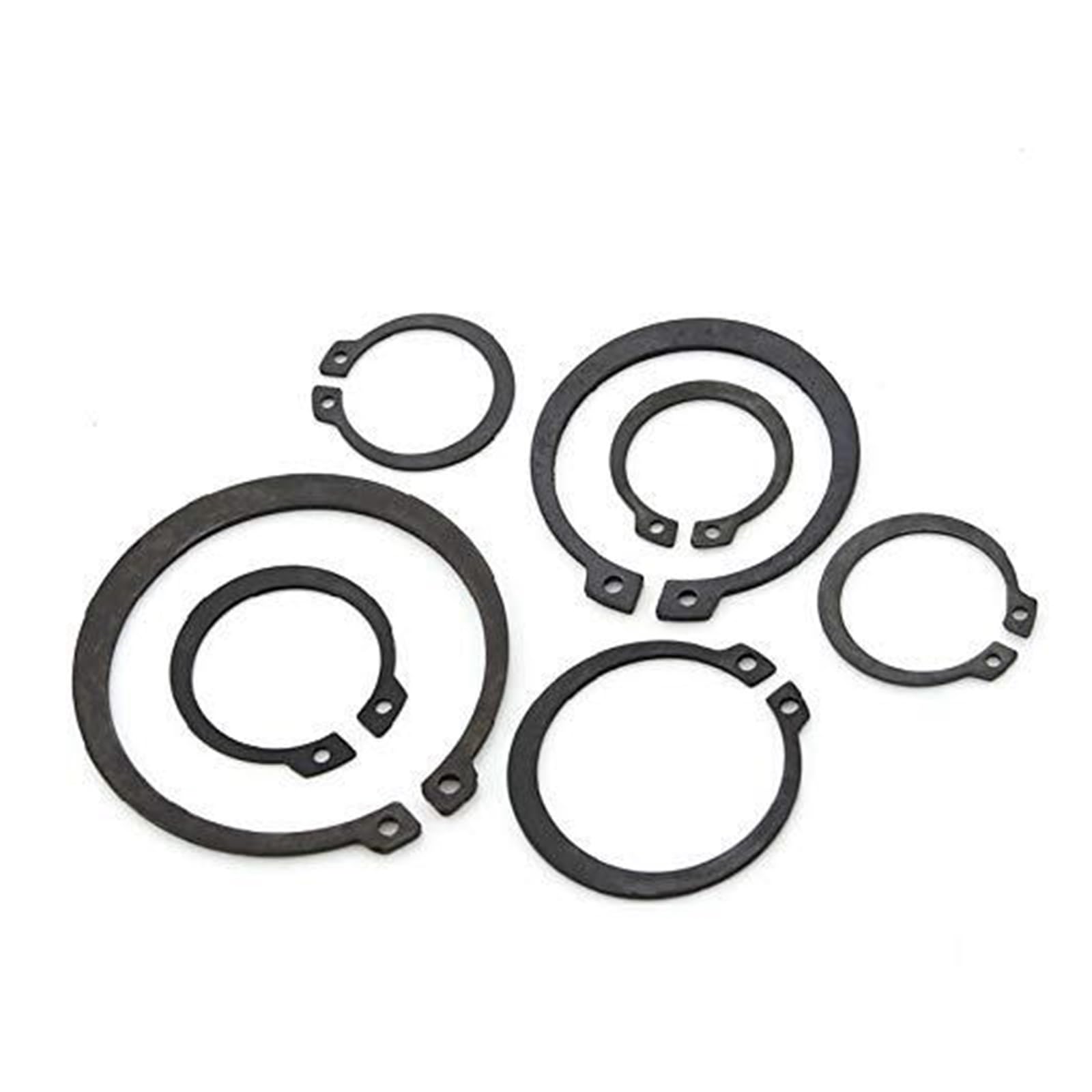 Bearing, Circlips for Shaft 65 Manganese Steel Retaining Ring Bearing Retainer Circlip M8 M9 M10 M11 M12 M13-M28 (Inner Diameter : M17, Number of Pcs 10Pcs) Wear Resistance(M9)