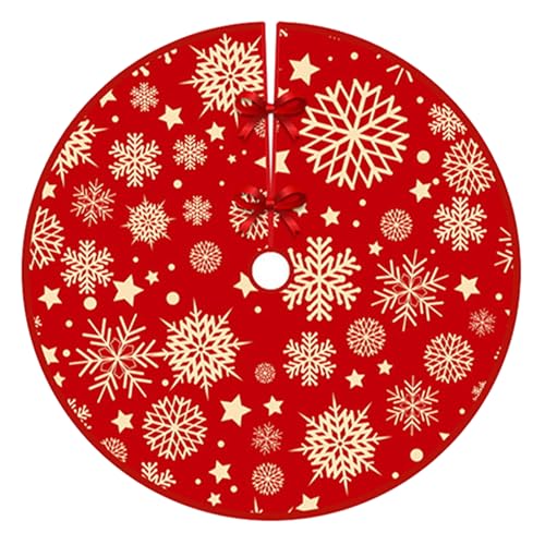 Christmas Tree Skirt, Xmas Tree Skirt for Artificial Trees