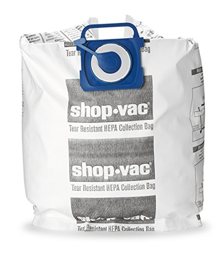 Image of Shop-Vac 9021733, Tear Resistant HEPA Collection Bags, Fits 5-10 Gallon Vac Tanks, (2-Pack)