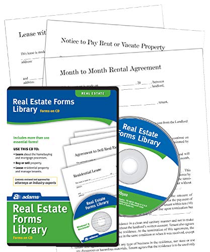 Adams Real Estate Forms Library, Downloadable Product Details on Packaging (SS502)