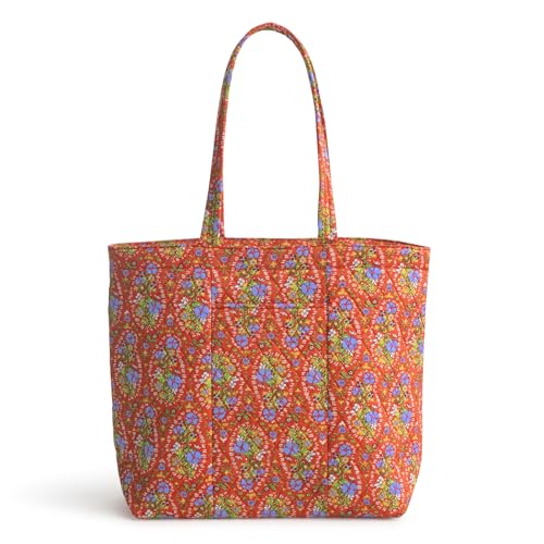 Vera Bradley Premium Cotton Original Zip Tote, Garden Paisley