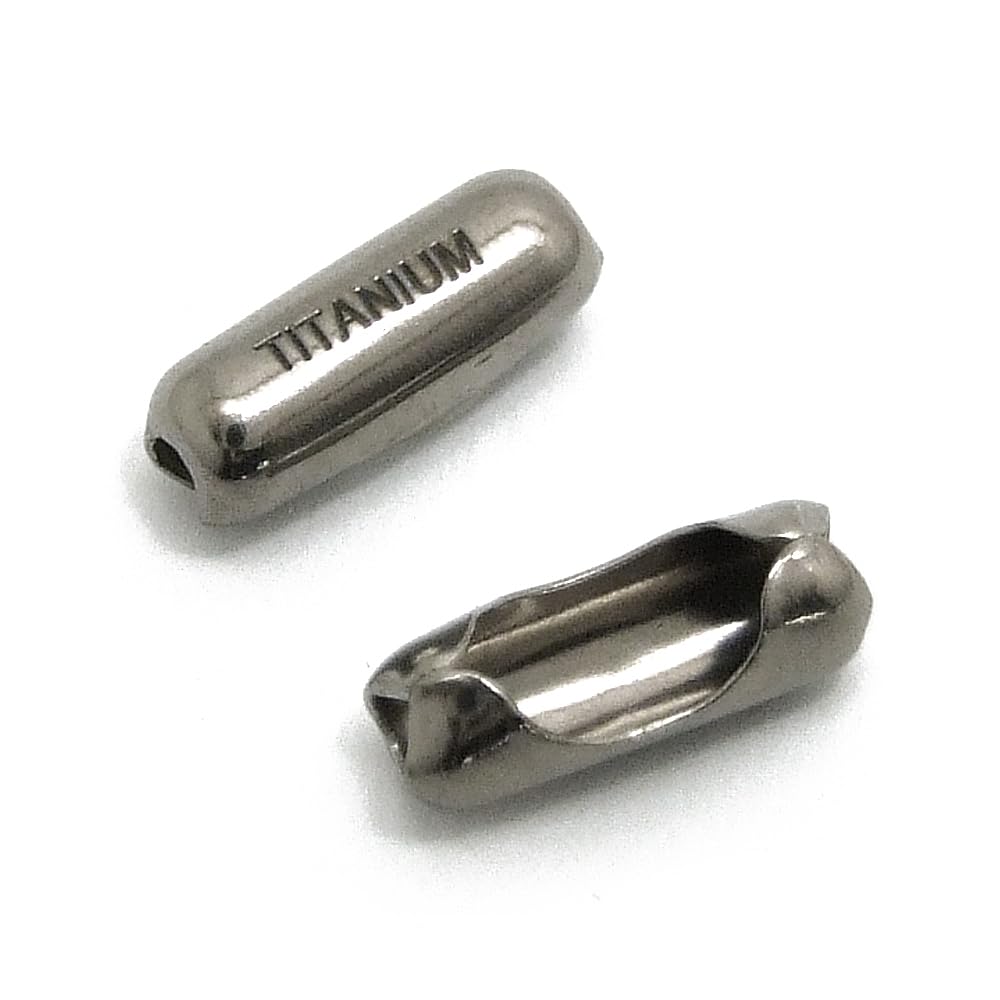 Amazon.co.jp: 【Re・Best】 2ヶ入 【チタン製 3.0mmボールチェーン用