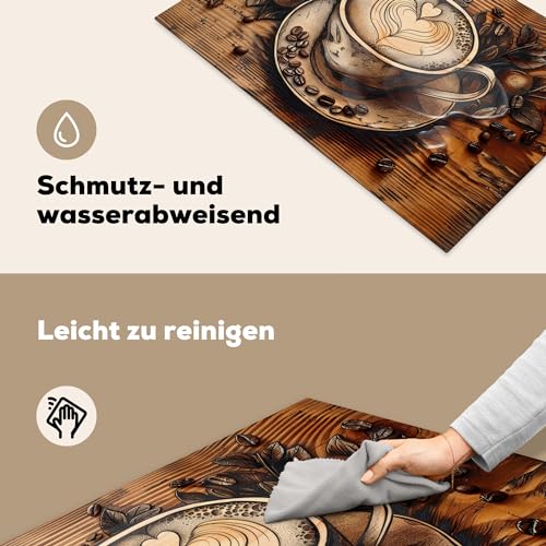 KitchenYeah© Herdabdeckplatte Einteilig Küche Herdabdeckung Induktionsfeld – Ansicht 4