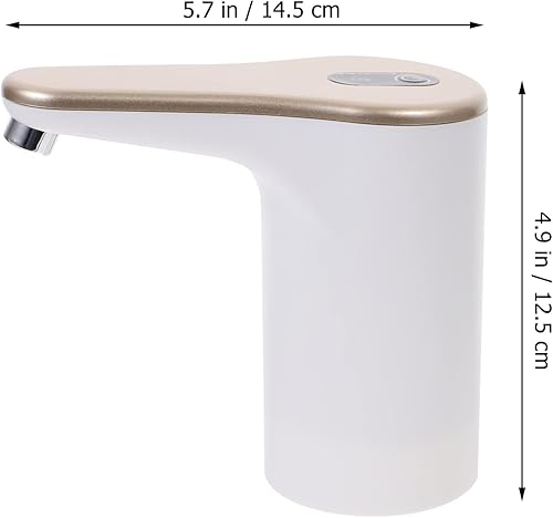 Miniatura 6 de DOITOOL Bomba de botella de agua con carga USB, dispensador de agua universal, bomba eléctrica automática para el hogar, cocina, oficina, camping,