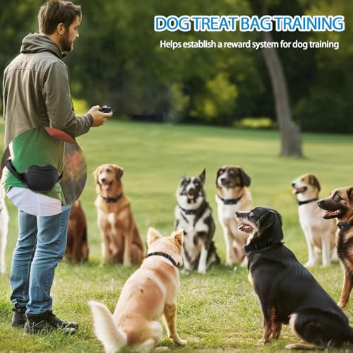 TUCANA Bolsa de silicone para cães para treinamento de animais de estimação – Fecho magnético aprimo