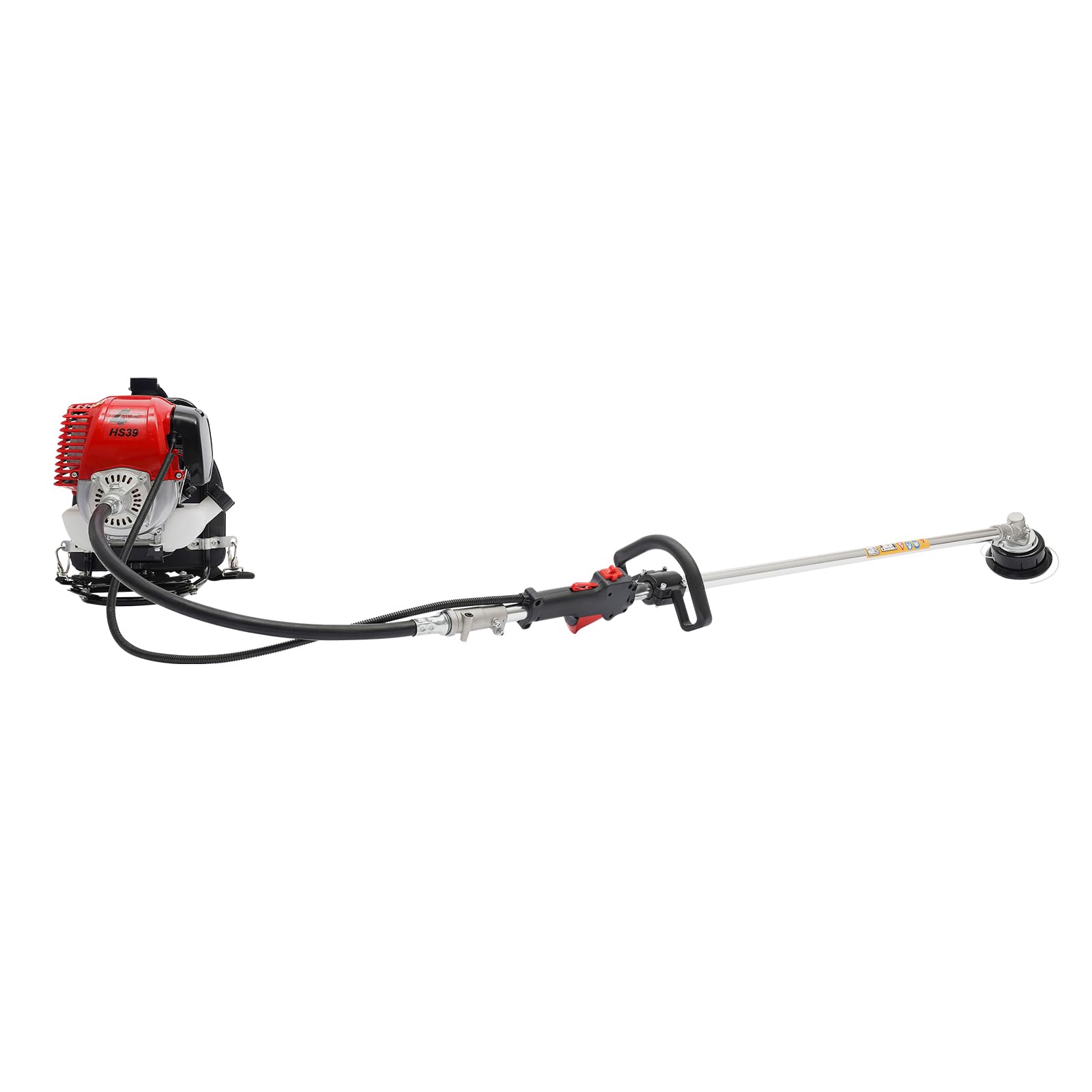 Desbrozadora de 4 tiempos, 31 cc, 750 W, 2 en 1 como desbrozadora y bomba de agua, con depósito de 650 ml y protector de manos, para césped, malas hierbas, riego