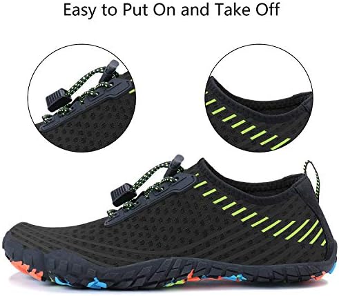 MAYZERO Water Shoes Men Women Quick Drying Swim Surf Beach Pool Shoes Wide Toe Barefoot Aqua Shoes Summer Outdoor Sports Shoes — view 3