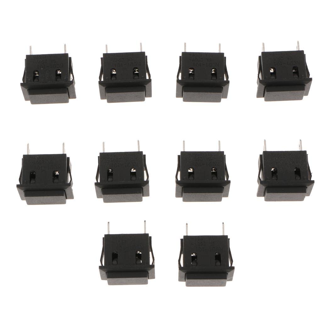 UJEAVETTE Mini Square Button Switches,Plastic Square Button Toggle,Push Toggle 10 Pcs-image-37