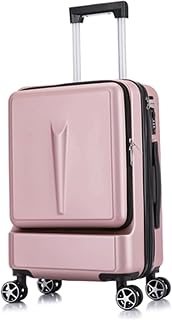 Equipaje Lleve Maletas con Ruedas Antes de Comenzar a diseñar Maletas de Gran Capacidad for Hombres y Mujeres Ligero y Duradero (Color : Rose Gold, Size : 24inch)