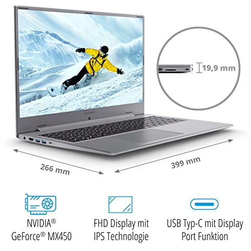 Medion Laptop P17609 43,9 cm (17,3 Zoll) Full HD mit Intel Core i7