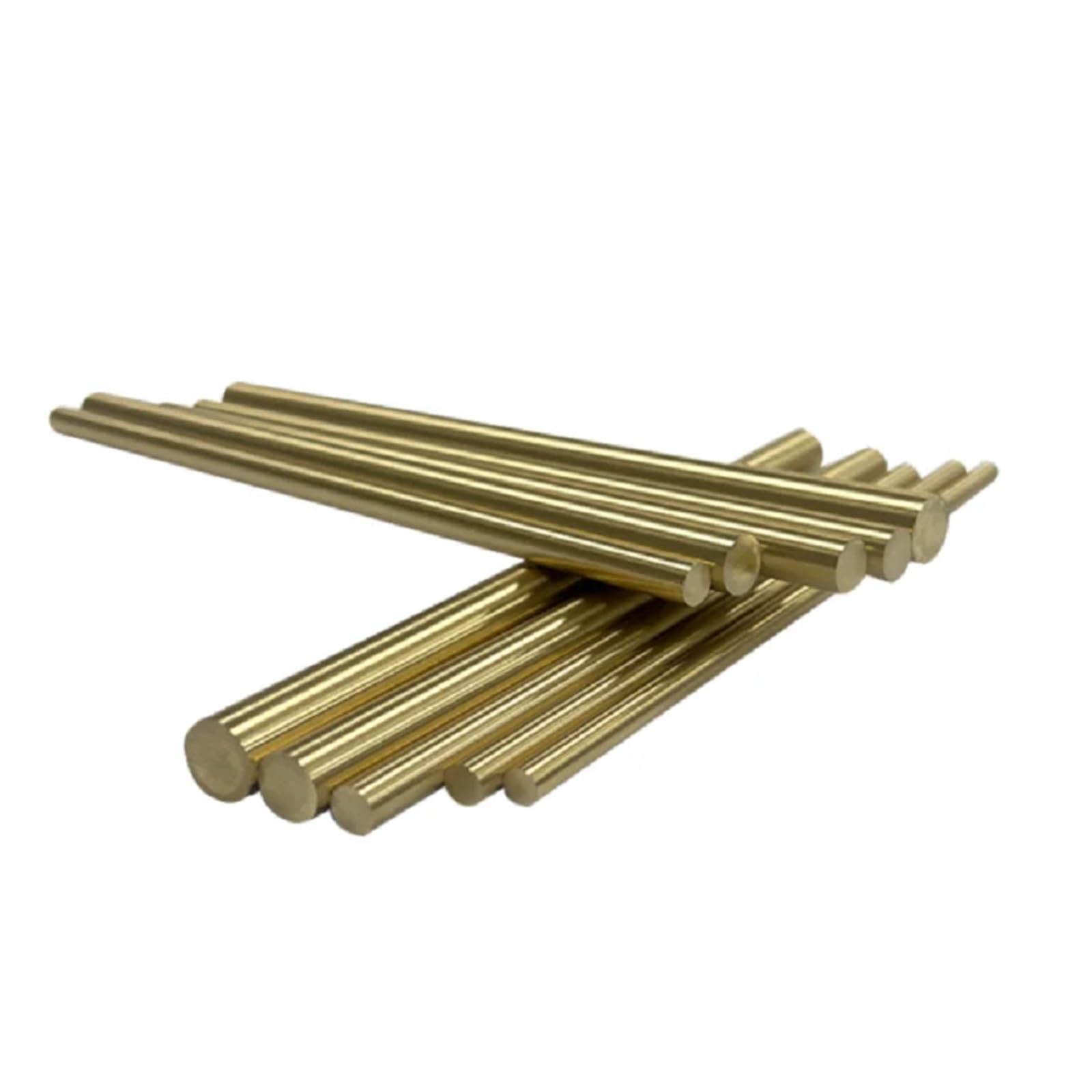 Messingstäbe Kupferstange, 8,5 mm – 20 H59 H62 Messingstange, massive for DIY-Messergriff oder Zubehör(OD9.5mm 2pcs)