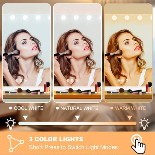 LED Vanity Mirror with Bluetooth