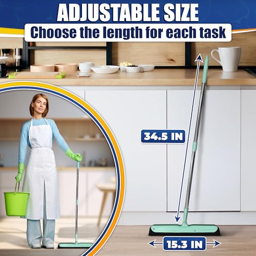 34.5" Telescoping Floor Squeegee with Stainless Steel Blade - $5.99