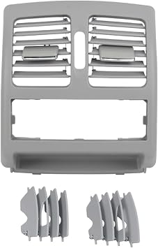 Rear Seat Air Conditioner AC Vent Grille Panel ,Compatible For Mercedes Benz W204 C180 C200 220 230 260 300 350 2007-2010 W207 E 2010-2012High-end Gray