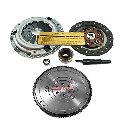 Exedy Clutch Kit 08012 - EFT OE Flywheel For 1989-1991 Honda Civic CRX with 1.5L, 1.6L D15 D16 SOHC Engine - Smooth Engagement & Enhance Power Transfer - Durable & Reliable - 12 Month Brand Warranty
