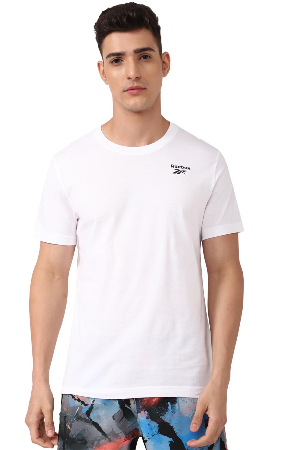 ReebokMens RI Left Chest Logo Tee