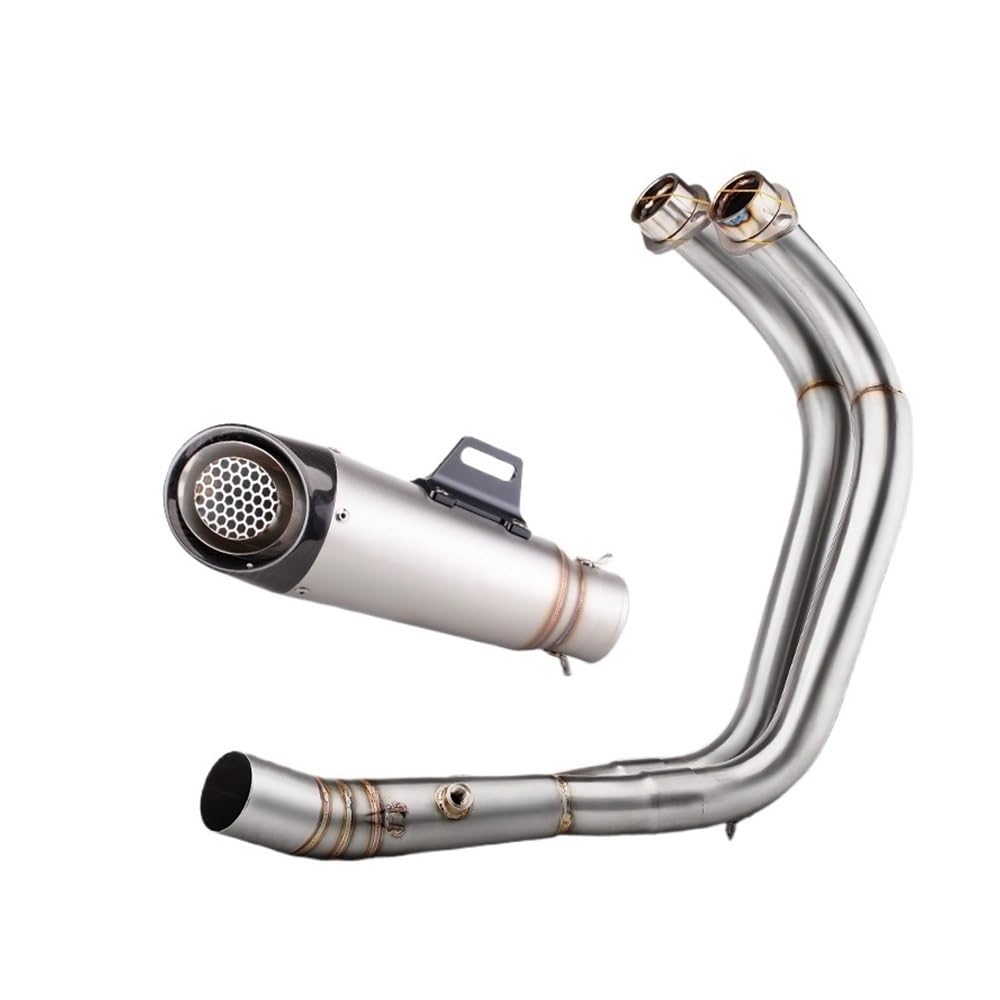 Exhaust Front Pipe Motorcycle Muffler System Modified For YZF MT07 FZ07 Pipes Accessories Motorcycle Exhaust Link Pipe